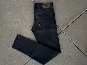 Diesel Tepphar Slim Carrot 0R5Q6 Stretch Black Jeans